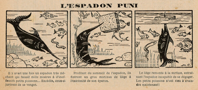 Guignol 1928 - n°88 - L'espadon puni - Janvier 1928 - page 16