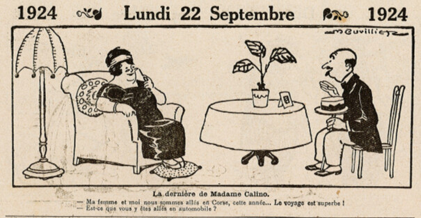 Almanach Vermot 1924 - 35 - Lundi 22 septembre 1924