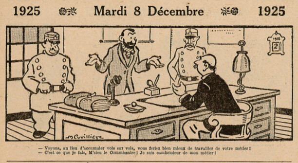 Almanach Vermot 1925 - 58 - Mardi 8 décembre 1925