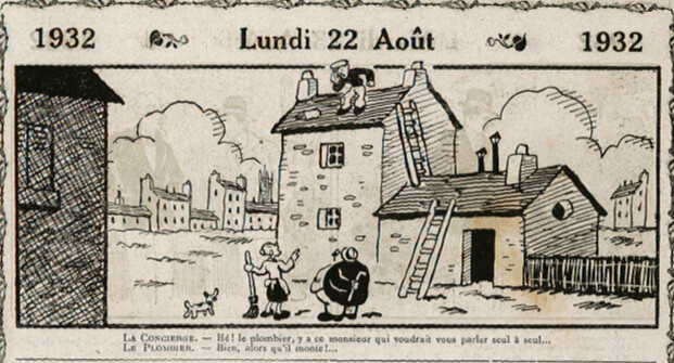 Almanach Vermot 1932 - 36 - Lundi 22 août 1932