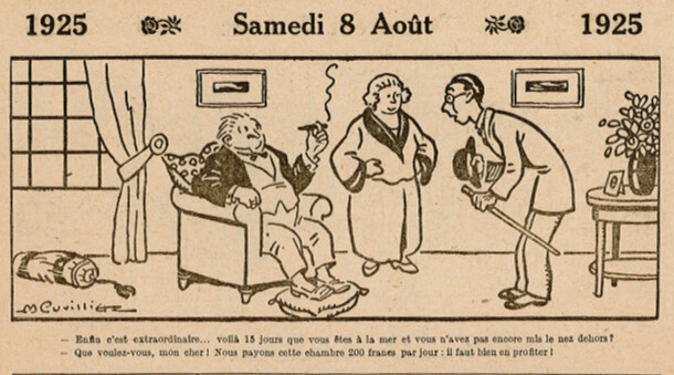 Almanach Vermot 1925 - 35 - Samedi 8 août 1925