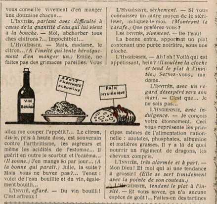 Almanach Vermot 1929 - 68 - L'hygiéniste - Lundi 2 décembre 1929