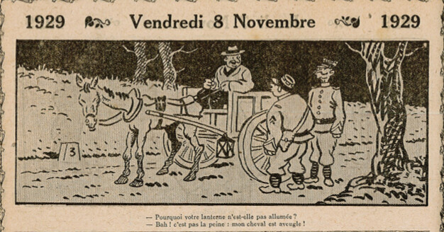 Almanach Vermot 1929 - 62 - Vendredi 8 novembre 1929