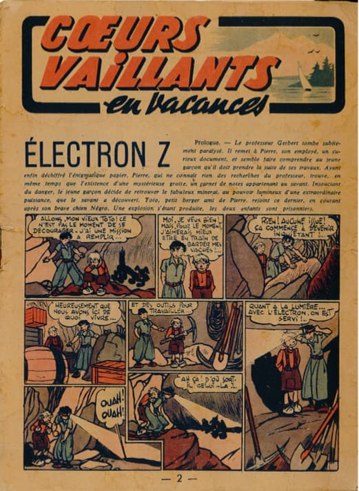 Coeurs Vaillants 1944 - n°17 - 6 août 1944 - page 1