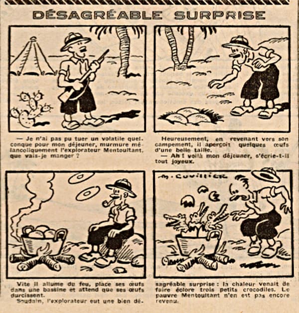 Coeurs Vaillants 1933 - n°9  - Désagréable surprise - 26 février 1933 - page 2