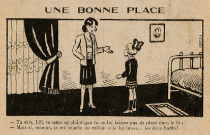 Almanach Lisette 1932 - page 44 - Une bonne place