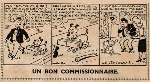 Ames Vaillantes 1947 - n°30 - 27 juillet 1947 - Un bon commissionnaire