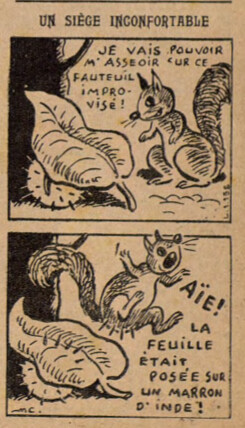 Lisette 1940 - n°20 - page 7 - Un siège inconfortable - 19 mai 1940