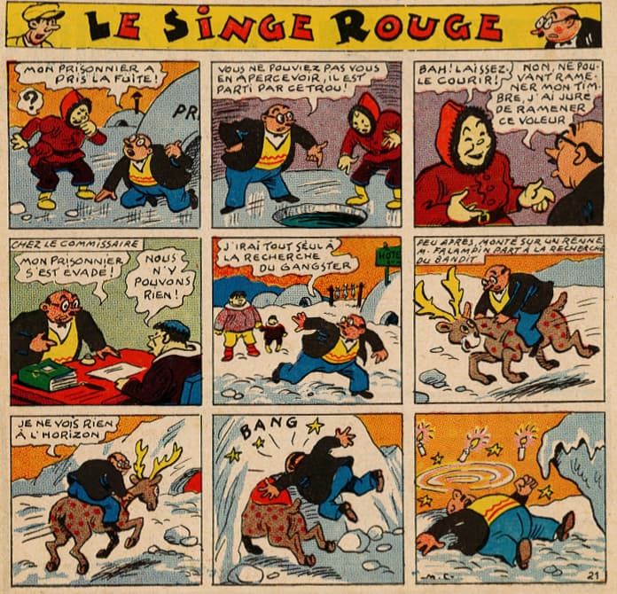 Pat épate 1949 - n°35 - Le Singe Rouge - 28 août 1949 - page 1