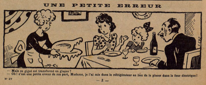 Lisette 1939 - n°27 - Une petite erreur - 2 juillet 1939 - page 2