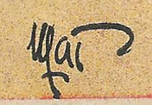 Almanach du Cri-Cri 1937 - Couverture (extrait signature)