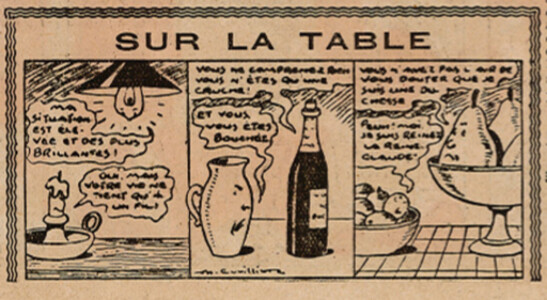 Ames Vaillantes 1947 - n°33 - 17 août 1947 - Sur la table