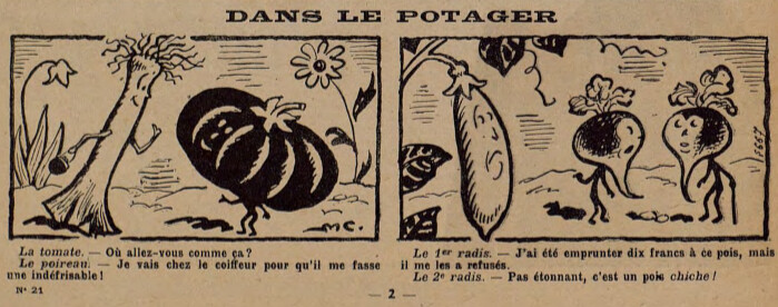 Lisette 1939 - n°21 - Dans le potager - 21 mai 1939 - page 2