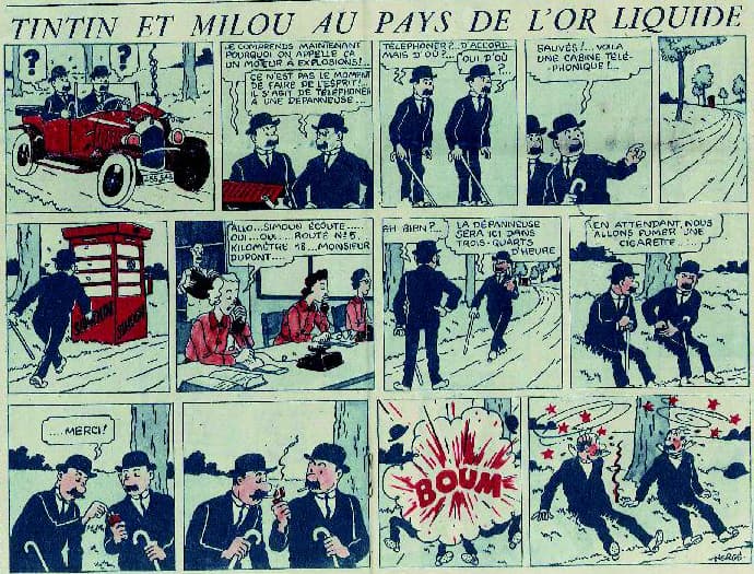 Tintin et Milou au pays de l'or liquide - MACV n°2 - Juillet 1945