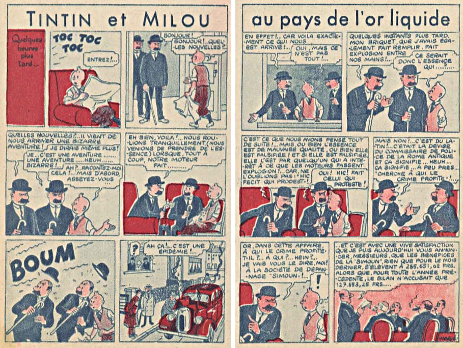 Tintin et Milou au pays de l'or liquide - MACV n°3 - Août Septembre 1945