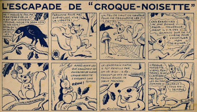 Coeurs Vaillants-Ames Vaillantes 1944 - n°14 - L'escapade de Croque-noisette - 2 juillet 1944 - page 7
