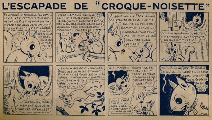Coeurs Vaillants-Ames Vaillantes 1944 - n°13 - L'escapade de Croque-noisette - 18 juin 1944 - page 7
