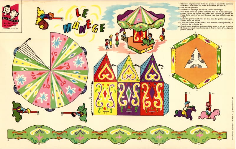 découpages le manège