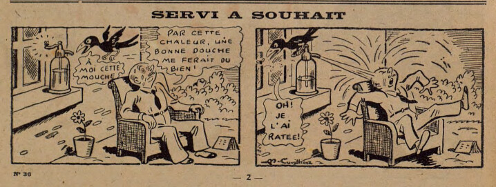 Lisette 1939 - n°36 - Servi à souhait - 3 septembre 1939 - page 2