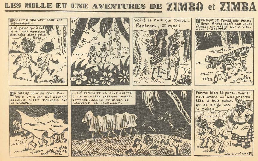 Zimbo et Zimba - Ames Vaillantes 1940 - n°20 - 16 mai 1940 (p57 album 37)
