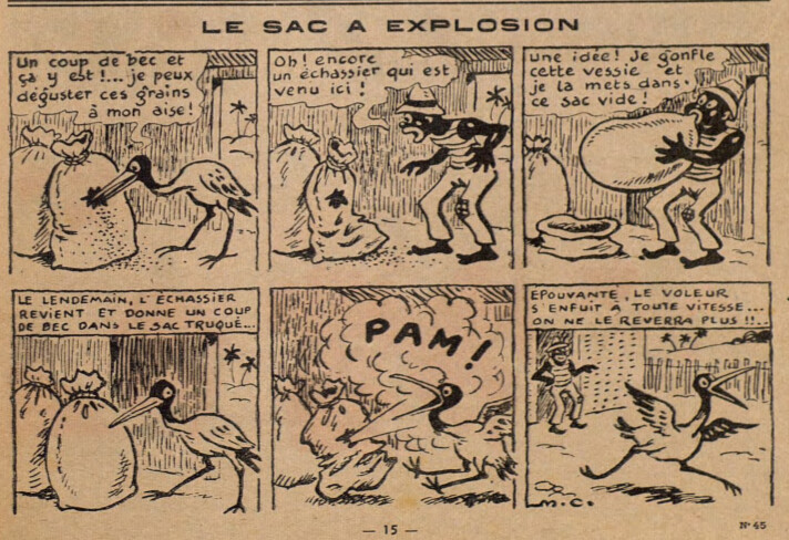 Lisette 1939 - n°45 - Le sac à explosion - 5 novembre 1939 - page 15