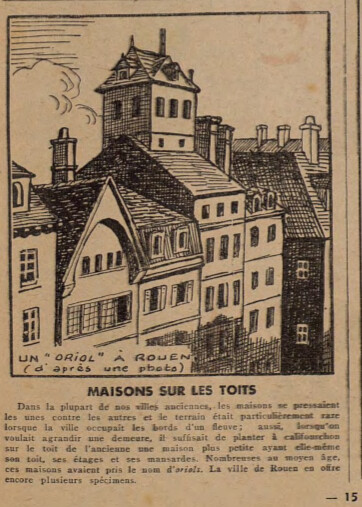 Lisette 1939 - n°40 - Maisons sur les toits - 1er octobre 1939 - page 15