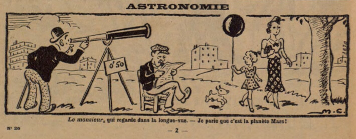 Lisette 1939 - n°26 - Astronomie - 25 juin 1939 - page 2