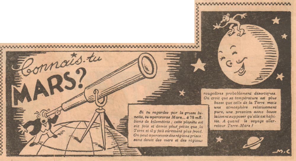 Ames Vaillantes 1948 - n°12 - Connais-tu Mars - 21 mars 1948  - page 2