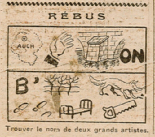Coeurs Vaillants 1934 - n°13 - page 8 - Rébus - 25 mars 1934