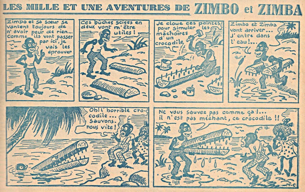 Zimbo et Zimba - Ames Vaillantes 1939 - n°13 - 30 mars 1939 (p18 album 1937)